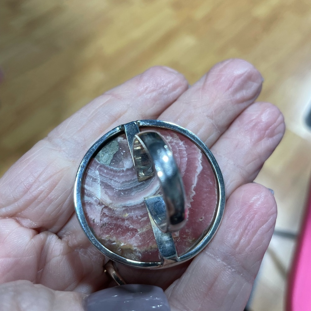 Sterling Agate Ring - image 4